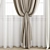 Poly Curtain Model with Texture 3D model small image 3