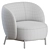 Sleek Lunam Armchair: Contemporary Comfort by Kartell 3D model small image 4