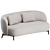 Kartell Lunam Sofa: Modern Elegance for Your Space 3D model small image 2