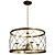 Elegant Trellis Cage Chandelier 3D model small image 1