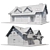 Spacious Twin Home Design 3D model small image 2