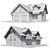 Twin Cottage V9: Modern & Spacious 3D model small image 2