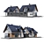 Twin Home Model - Cottage V10 3D model small image 1