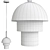 Sleek Modern Design Jolly Lamp 3D model small image 2