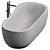 Elegant Stone Bathtub: Fida 3D model small image 1