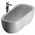 Elegant Stone Bathtub: Fida 3D model small image 5