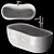Elegant Stone Bathtub: Fida 3D model small image 7