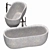 Elegant Stone Bathtub: Fida 3D model small image 11