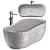 Elegant Stone Bathtub: Fida 3D model small image 18