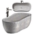 Elegant Stone Bathtub: Fida 3D model small image 20