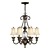 Title: Hinkley Plant7-PZ Chandelier: Graceful Elegance in Polished Bronze 3D model small image 1