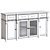 Wexford Buffet: Elegant and Functional Dining Storage 3D model small image 3