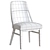 Modern Langston Armless Chair 3D model small image 3