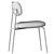 Contemporary Artifort Aloa Chair | Upholstered Fabric | Multiple Colors 3D model small image 3