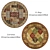 Versatile Round Rugs Set 3D model small image 3