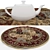 Versatile Round Rugs Set 3D model small image 4