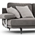 Luxury Aston Martin 3-Seater Sofa 3D model small image 3