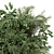 Outdoor Plants Bush Set 3D model small image 4