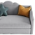 Elegant Manifesto Galla Sofa 3D model small image 3