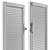 Versatile Louvered Shutter: Transform Your Space 3D model small image 7