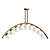 Arc and Balls Ceiling Lamp 3D model small image 8