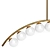 Arc and Balls Ceiling Lamp 3D model small image 9