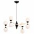 Misterio Chandelier: Modern Elegance in Millimeters 3D model small image 1