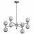 Misterio Chandelier: Modern Elegance in Millimeters 3D model small image 2