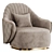 Luxurious Visionnaire Adele Armchair 3D model small image 1
