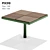 Sustainable WoodPIX Park Benches 3D model small image 1