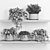 Botanical Bliss: Hanging Garden Shelf 3D model small image 3