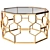 Louis Fashion Coffee Table: Stylish and Compact 3D model small image 1