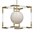 Bamboo Harmony Pendant 3D model small image 1