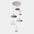 Elegant Swell Chandelier by Pablo Designs 3D model small image 6