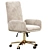 Modern MidMod Manager Chair 3D model small image 1