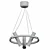 Modern Creative Loft Chandelier 3D model small image 2