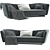 Minotti Seymour: Modern Designer Sofa 3D model small image 1