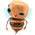 Buzzing Bee: Rigged and Ready for Animation 3D model small image 3