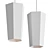 Sleek Hanging LED Lamp 3D model small image 4