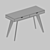 Elegant Crimson Console Table 3D model small image 3