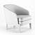 Modern Chelsea Armchair by Molteni&C 3D model small image 5