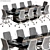 Modern Conference Table 23 3D model small image 1