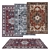 Versatile 6-Piece Rug Set 3D model small image 1