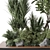 Outdoor Garden Set Bush & Tree - 2015 Version 3D model small image 3