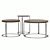 Sleek Steel Frame Ginger Coffee Tables 3D model small image 3