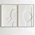 Dual Frame Elegance: Plaster Picture Holder 3D model small image 3