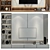 Elegant TV Wall Design 3D model small image 2