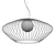 Minimalist Plec Pendant Lamp 3D model small image 2