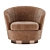 Modern Minotti Jacques Armchair 3D model small image 4