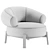 Romola Occasional Chair: Versatile Elegance for Any Space 3D model small image 4